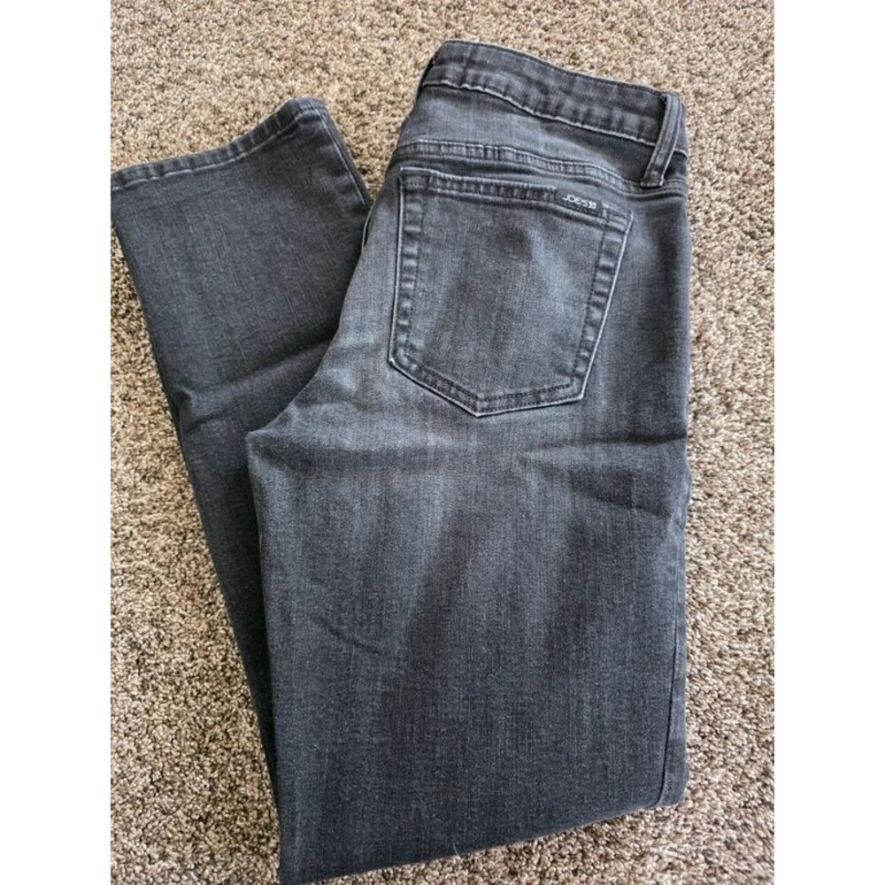 Joe's Jeans The Hi Honey Curvy Straight Leg Jeans Womens Size 27 Faded Black Den